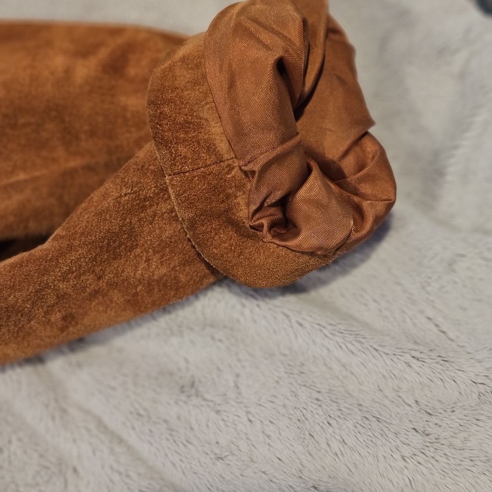 Vintage Toffs Suede Leather Jacket, Sz. M - Picture 7 of 11